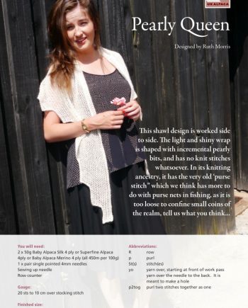 Pearly Queen Shawl Knitting Pattern