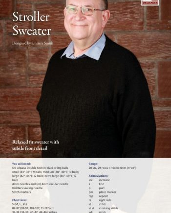 Stroller Sweater Knitting Pattern