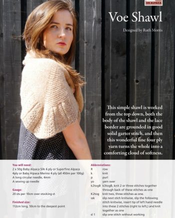 Voe Shawl Knitting Pattern