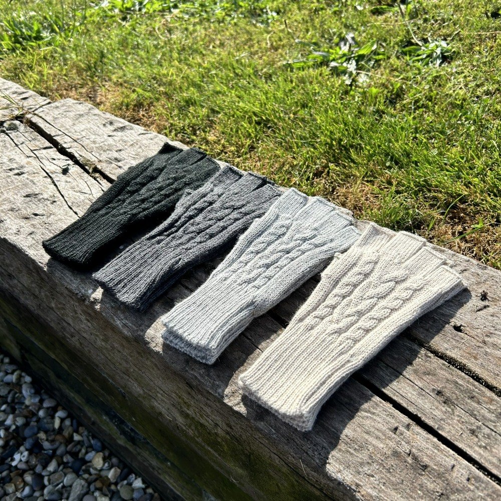 alpaca half gloves